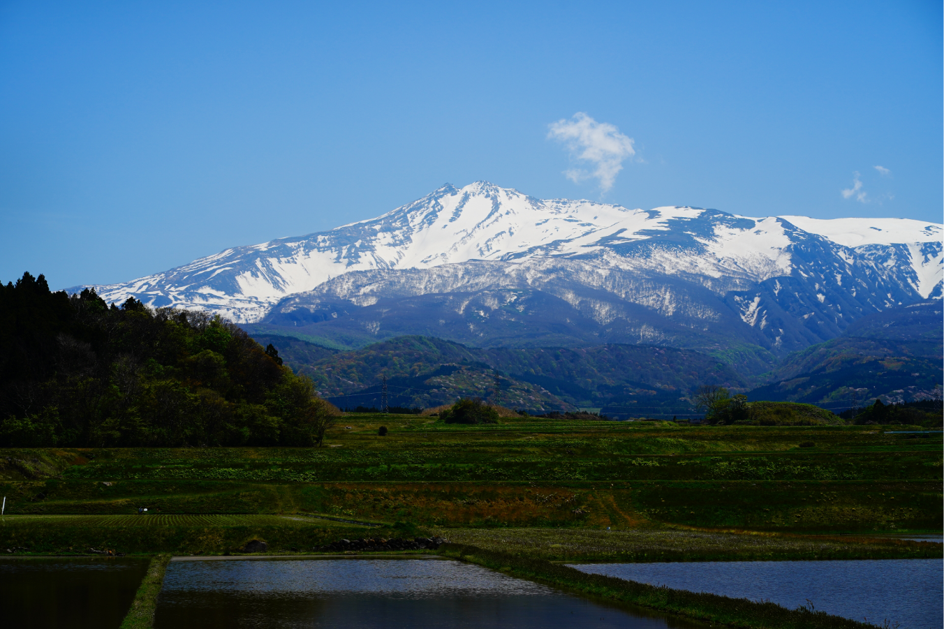秋田の景色・鳥海山の画像